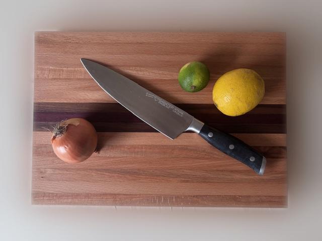 Snijplank Beuken/Walnoot – Bieden v.a. €40, Snij-/serveerplank, Ophalen of Verzenden, Nieuw, Hout