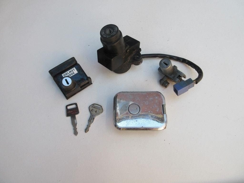 Kawasaki Z400 slotenset KZ 400 J contactslot tandop slotset, Ophalen of Verzenden, Gebruikt