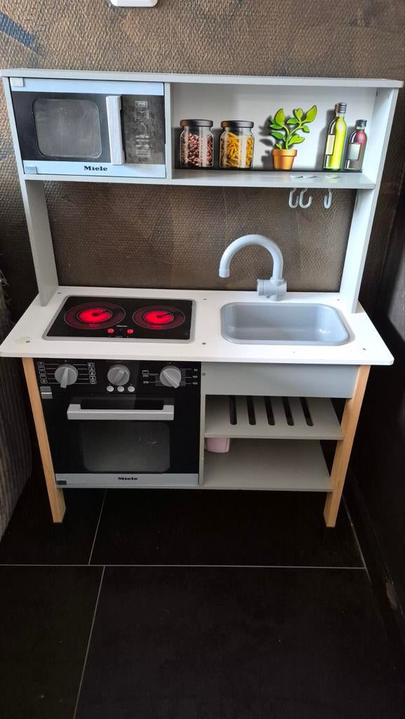 Miele speelgoedkeuken, Kinderen en Baby's, Speelgoed | Speelkeukens, Ophalen, Gebruikt, Hout, Speelkeuken