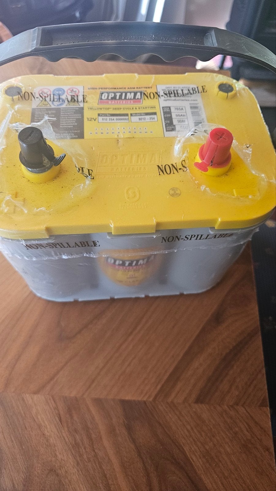 Optima Yellowtop Accu 12V 75Ah - Nieuw in verpakking, Ophalen of Verzenden