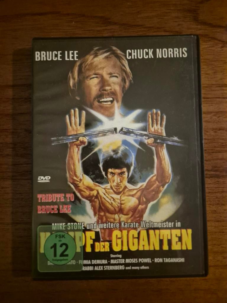 Kampf der Giganten DVD met Bruce Lee en Chuck Norris, Ophalen of Verzenden