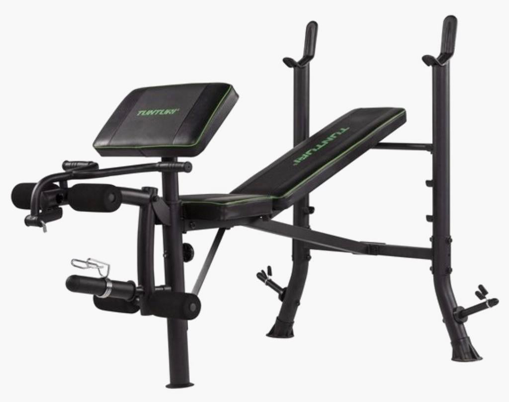 Tunturi WB40 Halterbank/Fitnessbank - Z.G.A.N.(gereserveerd), Ophalen, Zo goed als nieuw, Benen, Fitnessbank