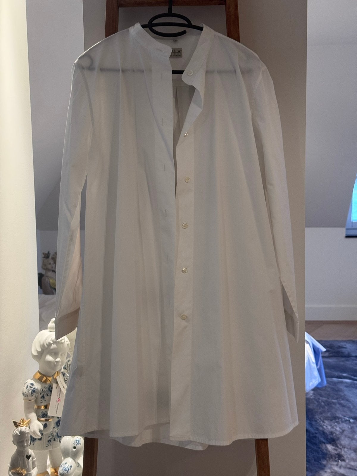 Pauw Amsterdam Witte Katoenen Blouse Maat M, Verzenden, Zo goed als nieuw, Maat 38/40 (M), Wit