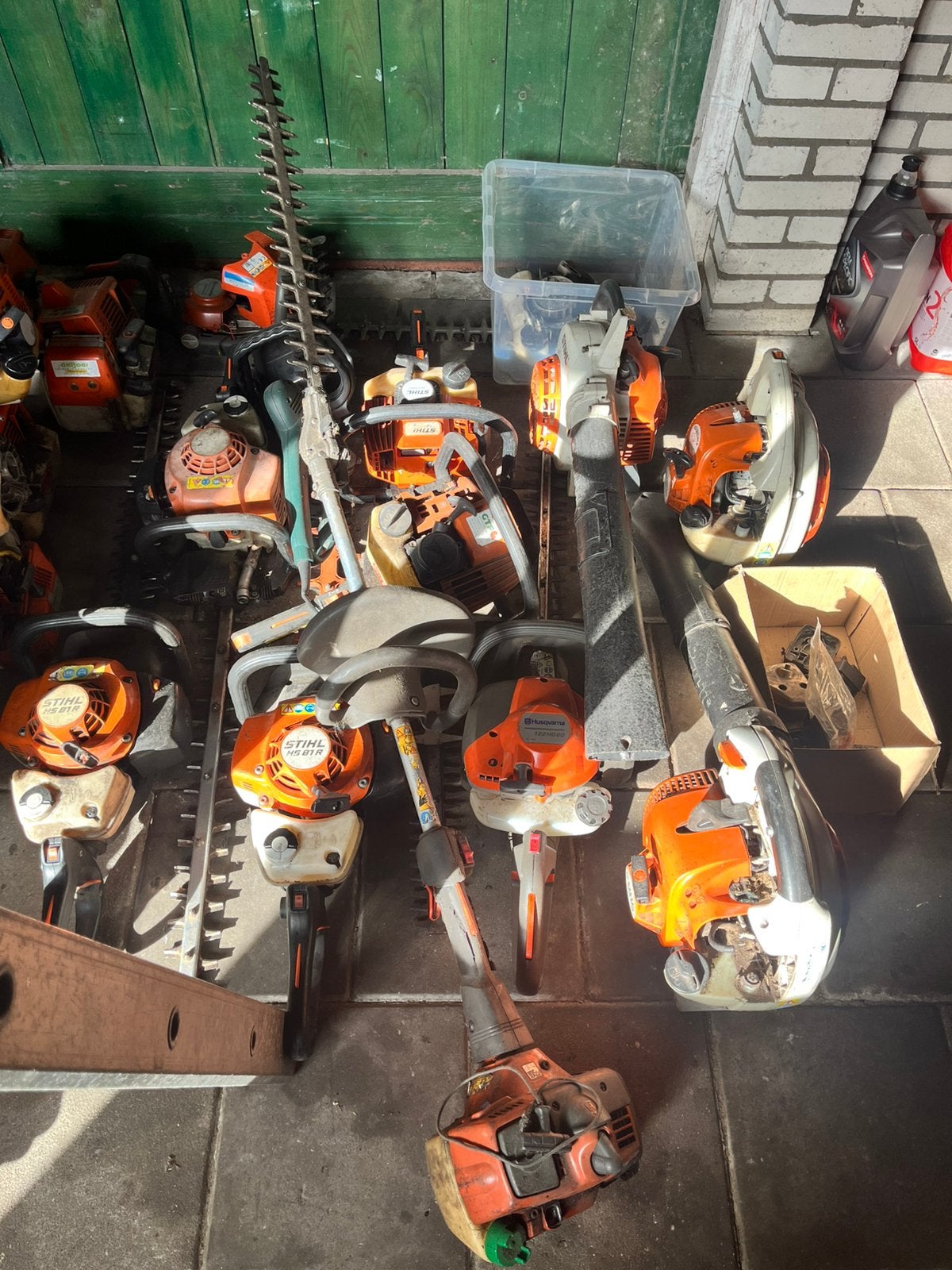 Meerdere Stihl en Husqvarna machines (Opknappers), Ophalen, Gebruikt
