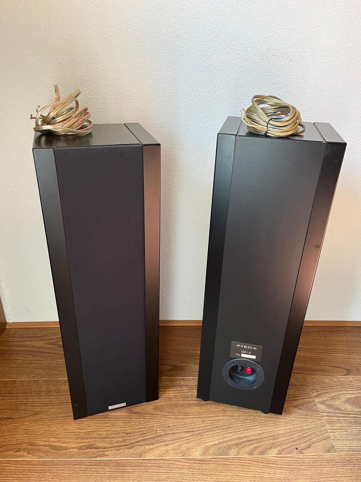 Piega IDS 1.0 Geluidsboxen (set van 2) incl. snoer, Audio, Tv en Foto, Luidsprekers, Vloerstaande luidspreker, Gebruikt, Inclusief kabels