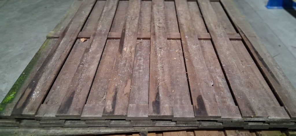 hardhouten schutting, Ophalen, 1 tot 2 meter, Minder dan 3 meter, Nieuw