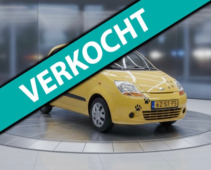 Chevrolet Matiz 0.8 Style-automaat-1 jaar apk, Auto's, Chevrolet, Gebruikt, Bedrijf, 3 cilinders, Euro 4
