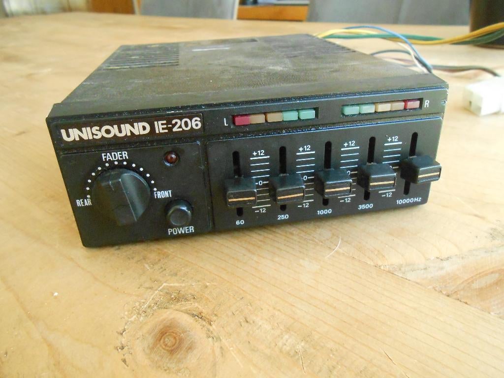unisound equalizer oldtimer retro youngtimer, Ophalen of Verzenden, Gebruikt