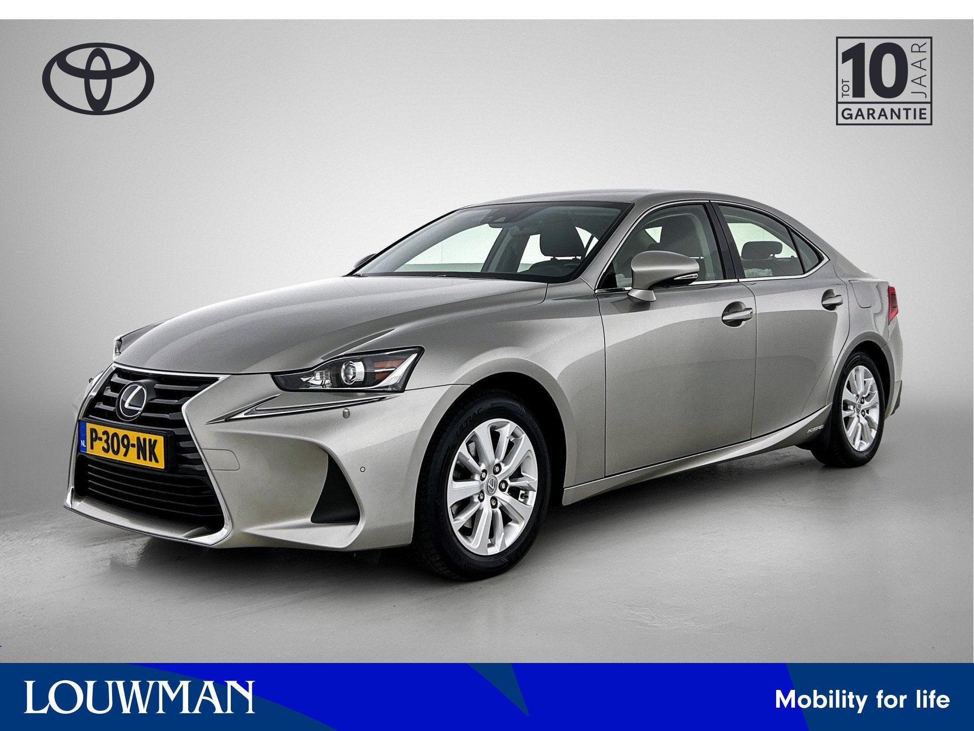 Lexus IS 300h Hybrid | Navigatie | PDC | Halfleder | Dealer, Auto's, Lexus, Automaat, 12 maanden, Achterwielaandrijving, Gebruikt