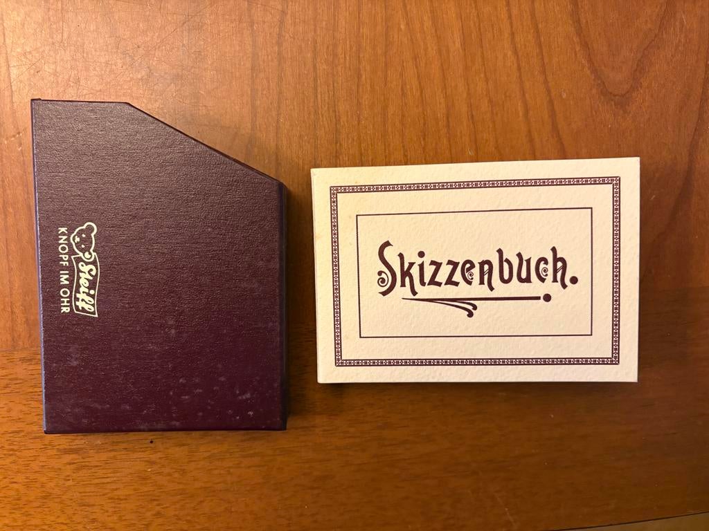 Steiff Skizzenbuch met schetsen in originele cassette, Ophalen of Verzenden, Zo goed als nieuw