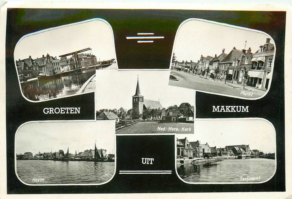 702-091-011 Makkum, Verzenden, Voor 1920, Friesland