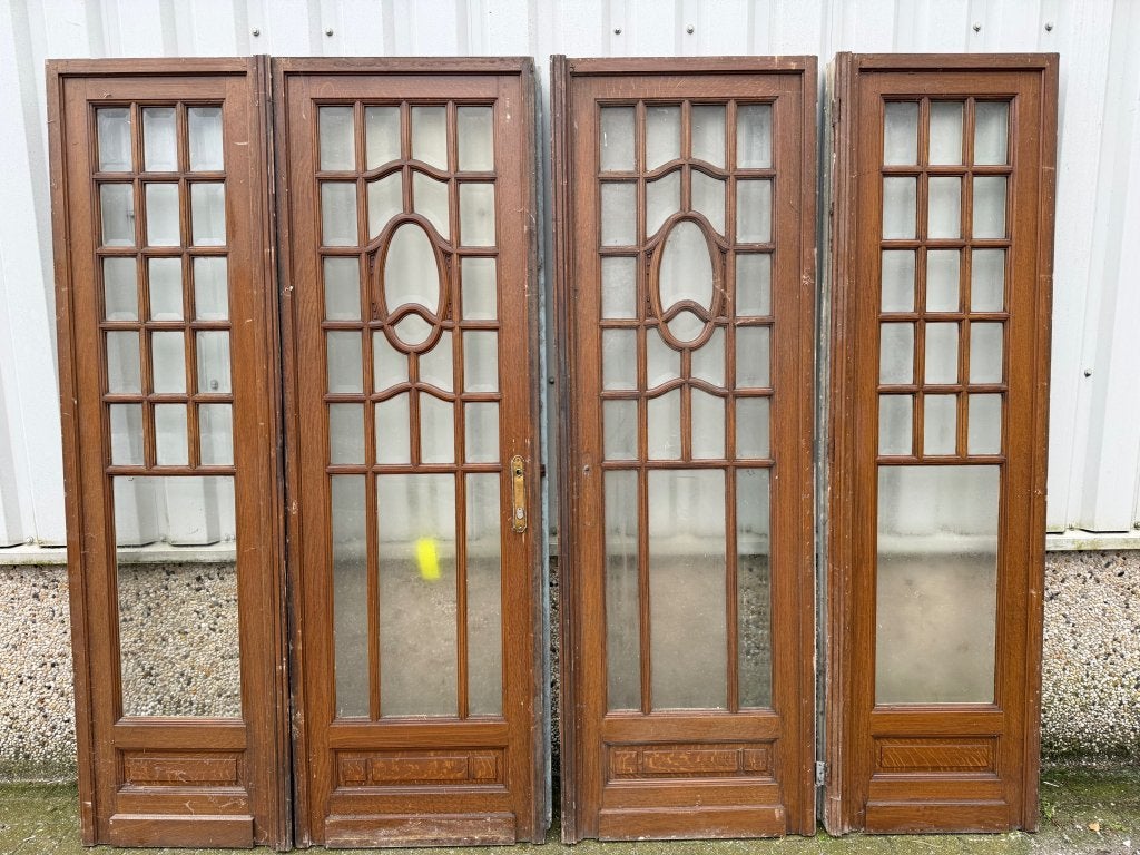 Zeer unieke set ensuitedeuren met facetgeslepen glas, La belle porte, Jurgen.hoogenboezem@gmail.com, Binnendeur, Ophalen of Verzenden
