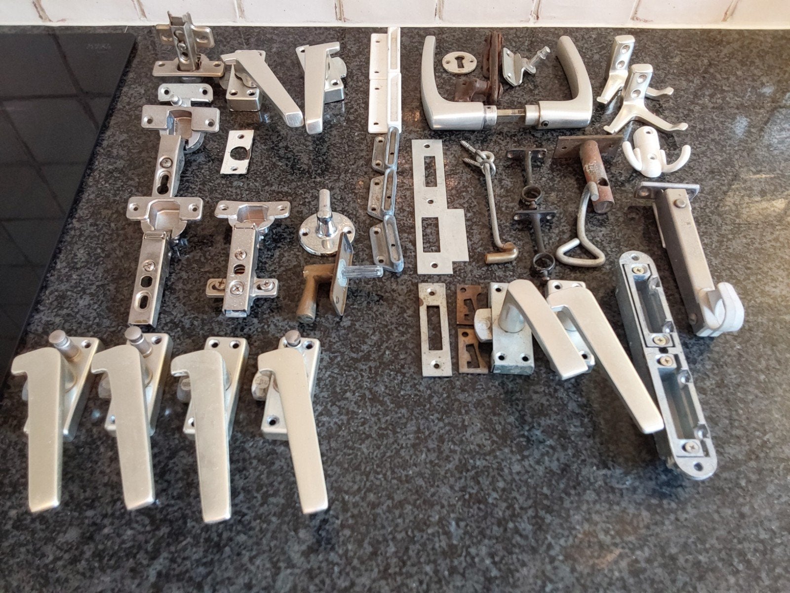 Diverse hang- en sluitproducten - Alles in één koop, Ophalen of Verzenden, Zo goed als nieuw, Rvs