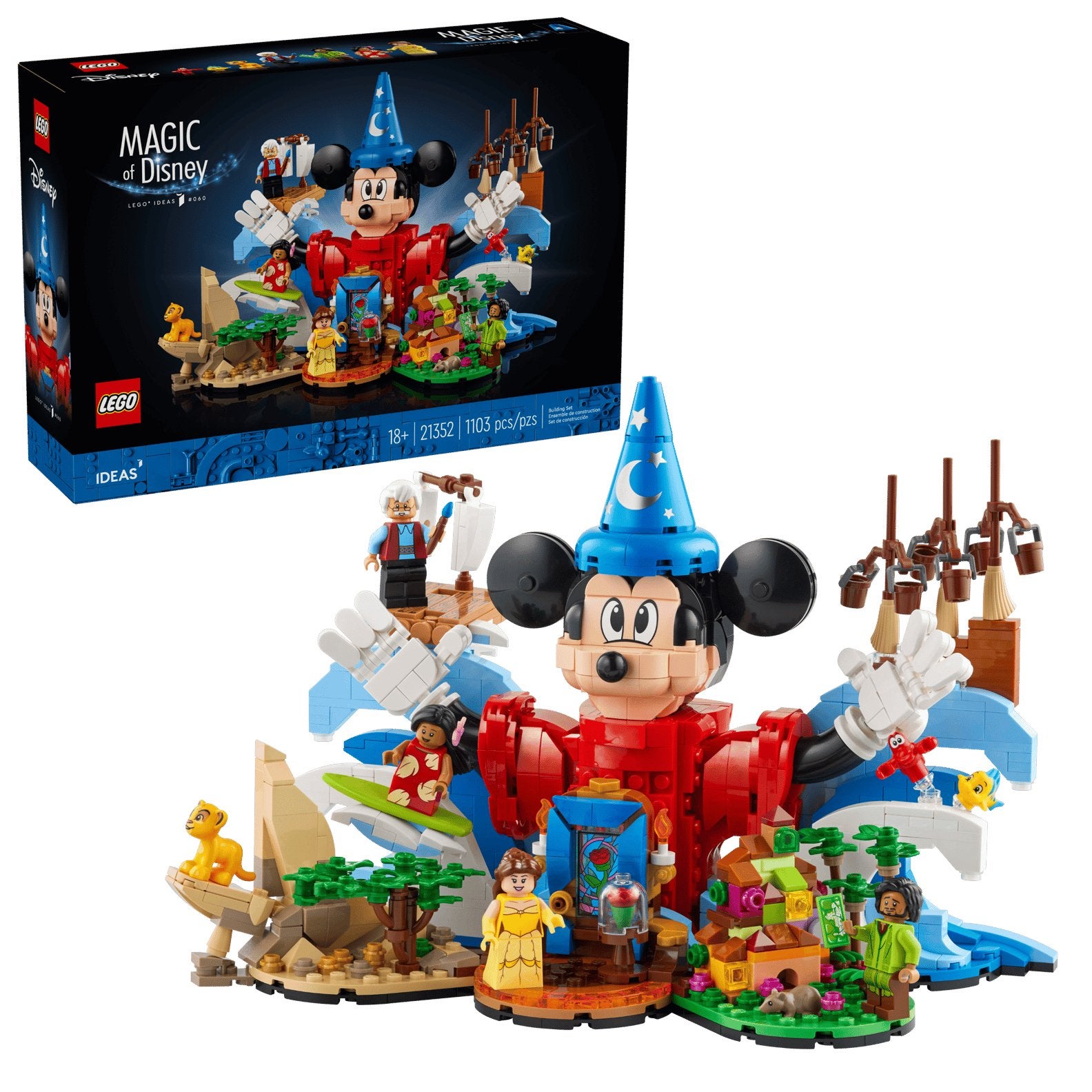 Lego 21352 Magic of Disney Ideas, Lego, Nieuw, Ophalen of Verzenden, Ideas