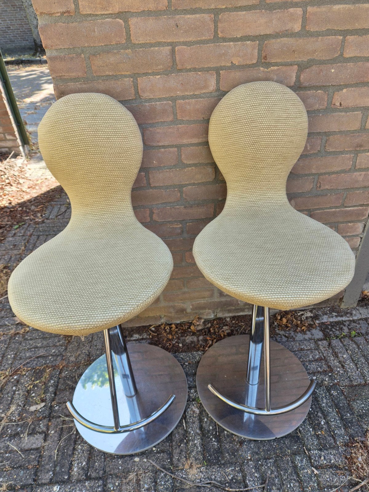 ***4x VARIÉR EIGHT design barkrukken/ STOKKE (Ergonomisch)**, Ophalen, In hoogte verstelbaar, 60 tot 90 cm, Zo goed als nieuw