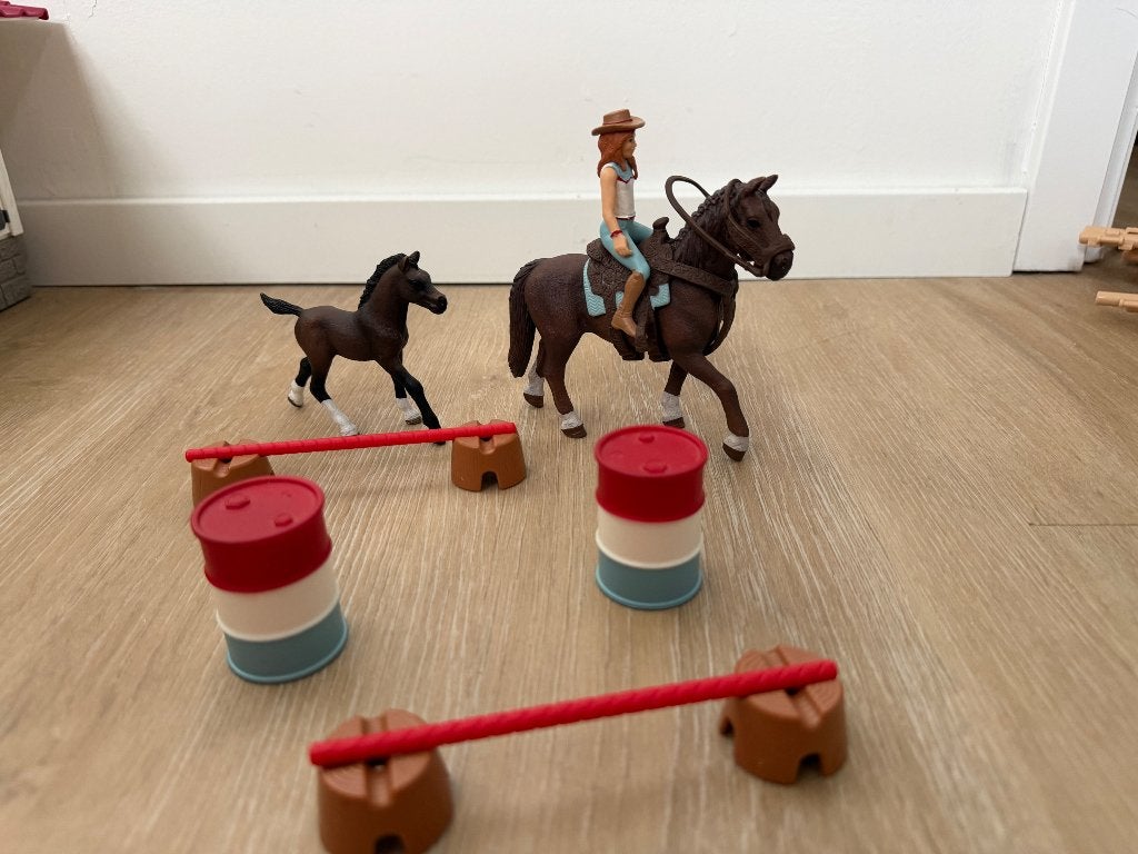 Schleich westernset, Ophalen of Verzenden, Gebruikt