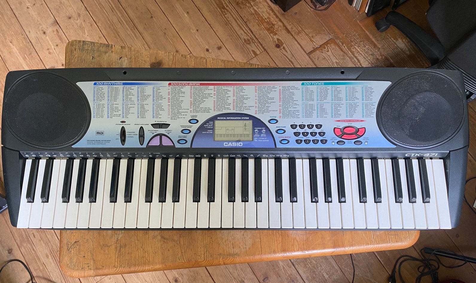 Casio CTK-471 keyboard met midi, Ophalen of Verzenden, Gebruikt, 61 toetsen, Casio
