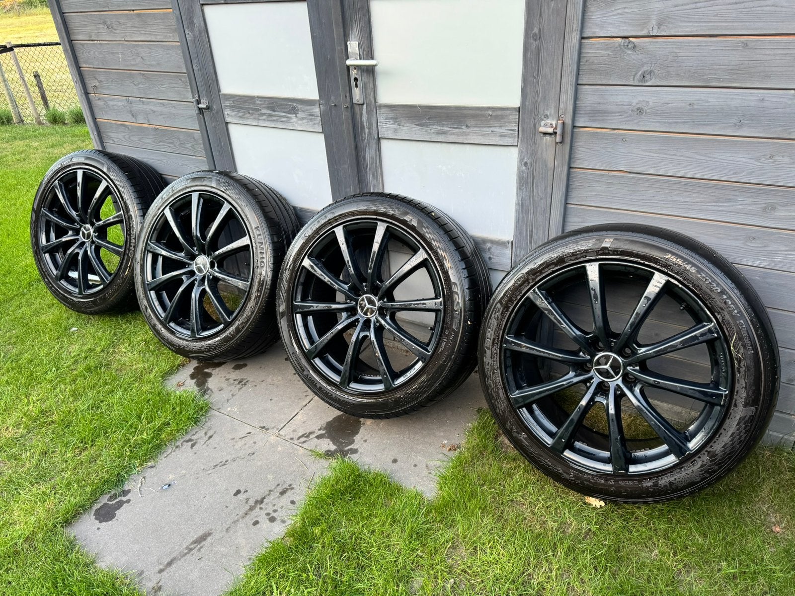 Set Mercedes vito velgen 20 inch  en LR Evoke 18 inch, Auto-onderdelen, Banden en Velgen, Ophalen, 255 mm, Band(en), 20 inch