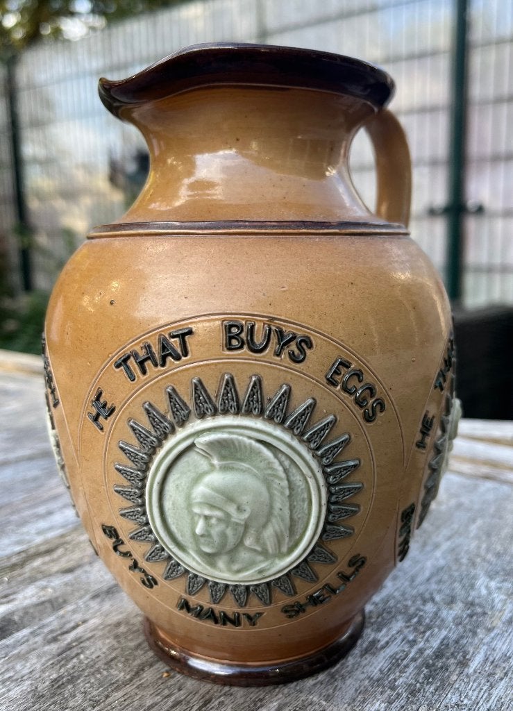 Doulton-Lambeth waterkan., Antiek en Kunst, Ophalen of Verzenden