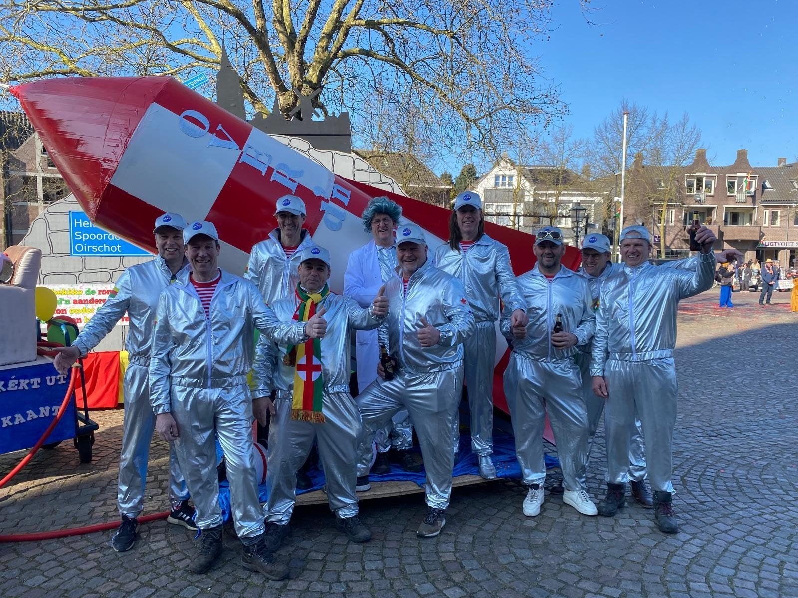 Carnavalskleding Astronautenpakken en Raketpakken, Ophalen, Carnaval, Maat 42/44 (L), Zo goed als nieuw
