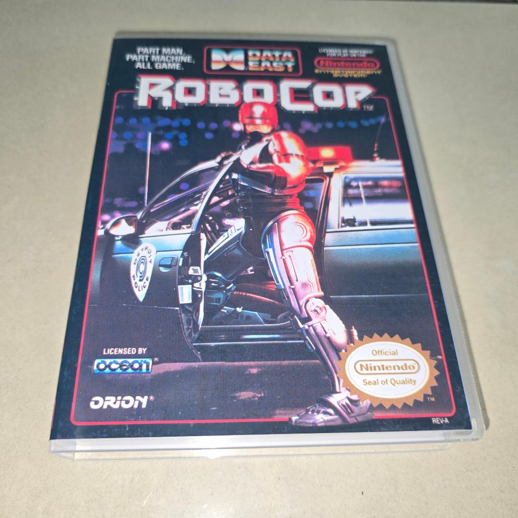 RoboCop NES Game Case, Spelcomputers en Games, Games | Nintendo NES, Avontuur en Actie, Verzenden, 1 speler, Zo goed als nieuw