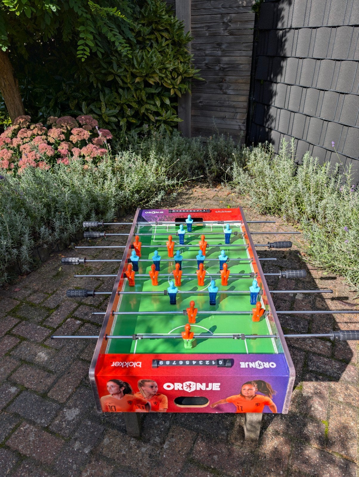 Voetbalspel Oranjeteam Blokker uitvoering, Ophalen, Gebruikt