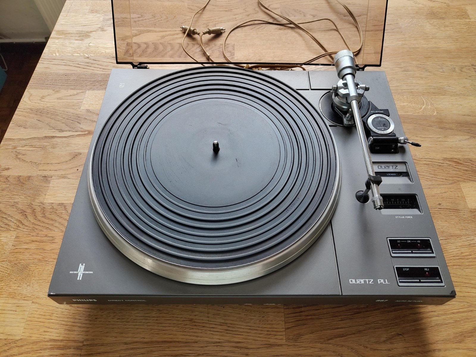 Philips 22AF887/00 platenspeler – vintage, Ophalen, Gebruikt, Platenspeler, Philips