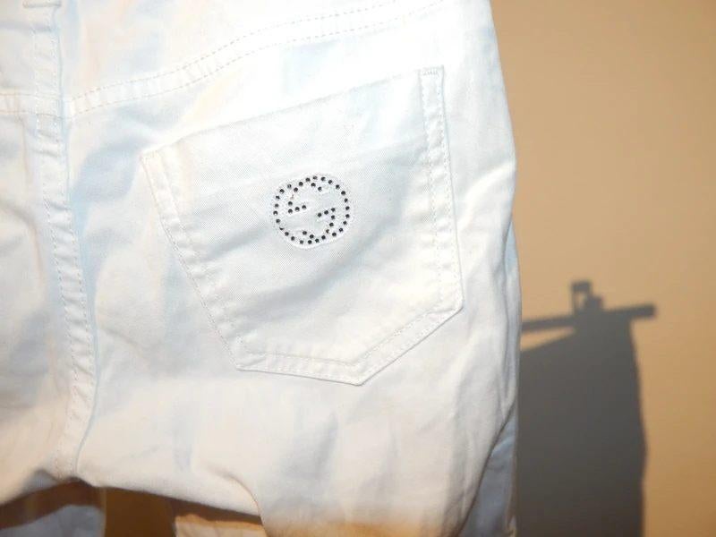 Gucci driekwart broek merk in swarovski steentjes 10Y, Kinderen en Baby's, Broek, Gebruikt, Gucci, Verzenden