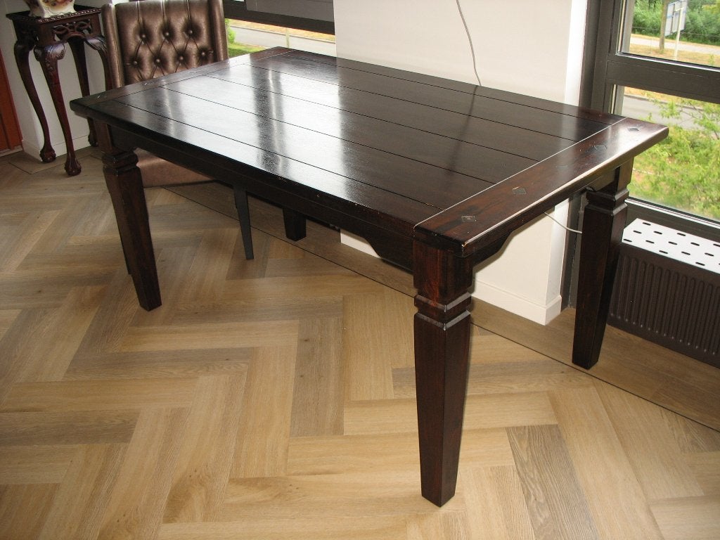 Eettafel, Huis en Inrichting, Tafels | Eettafels, Ophalen, Gebruikt, 200 cm of meer, 50 tot 100 cm