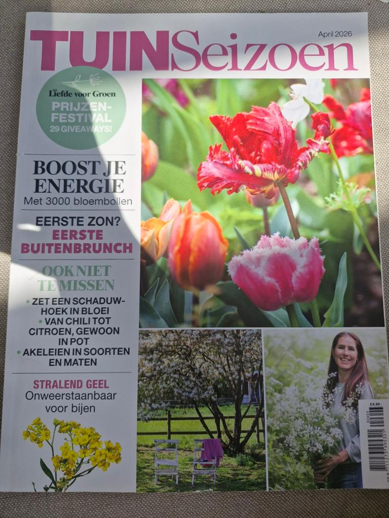 TuinSeizoen april 2026, Boeken, Ophalen of Verzenden, Zo goed als nieuw, Tuinieren en Tuinplanten