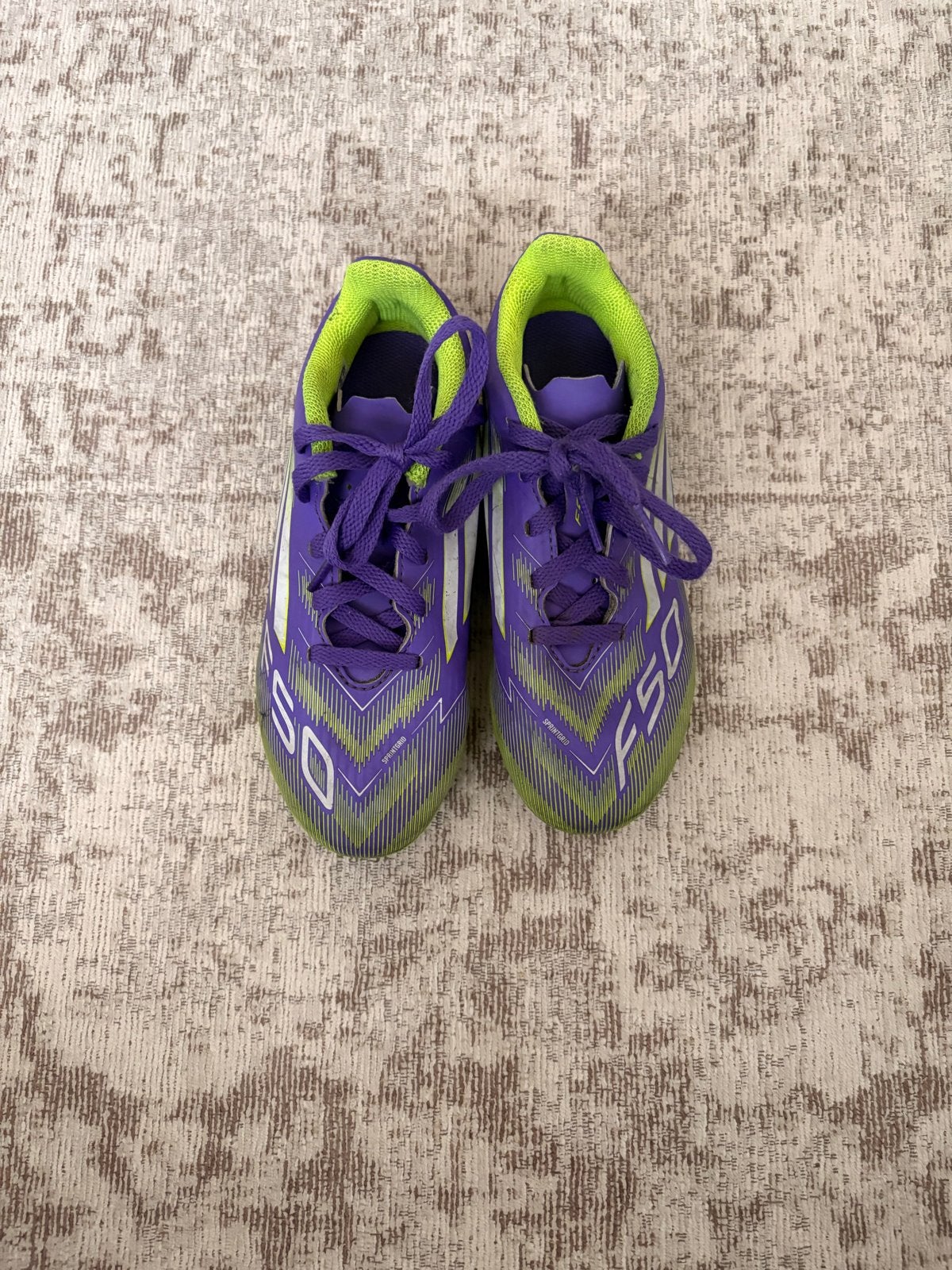 Adidas F50 Sprintgrid voetbalschoenen maat 31, Ophalen, Gebruikt, Schoenen