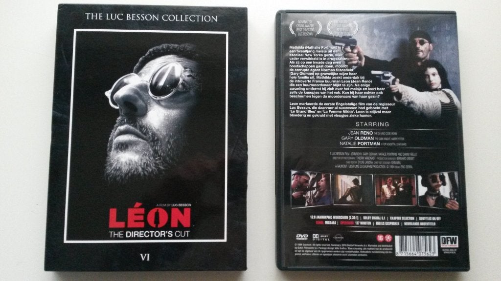 Leon - Luc Besson, Jean Reno, Gary Oldman, Natalie Portman, Cd's en Dvd's, Vanaf 16 jaar, Verzenden, Zo goed als nieuw, Frankrijk