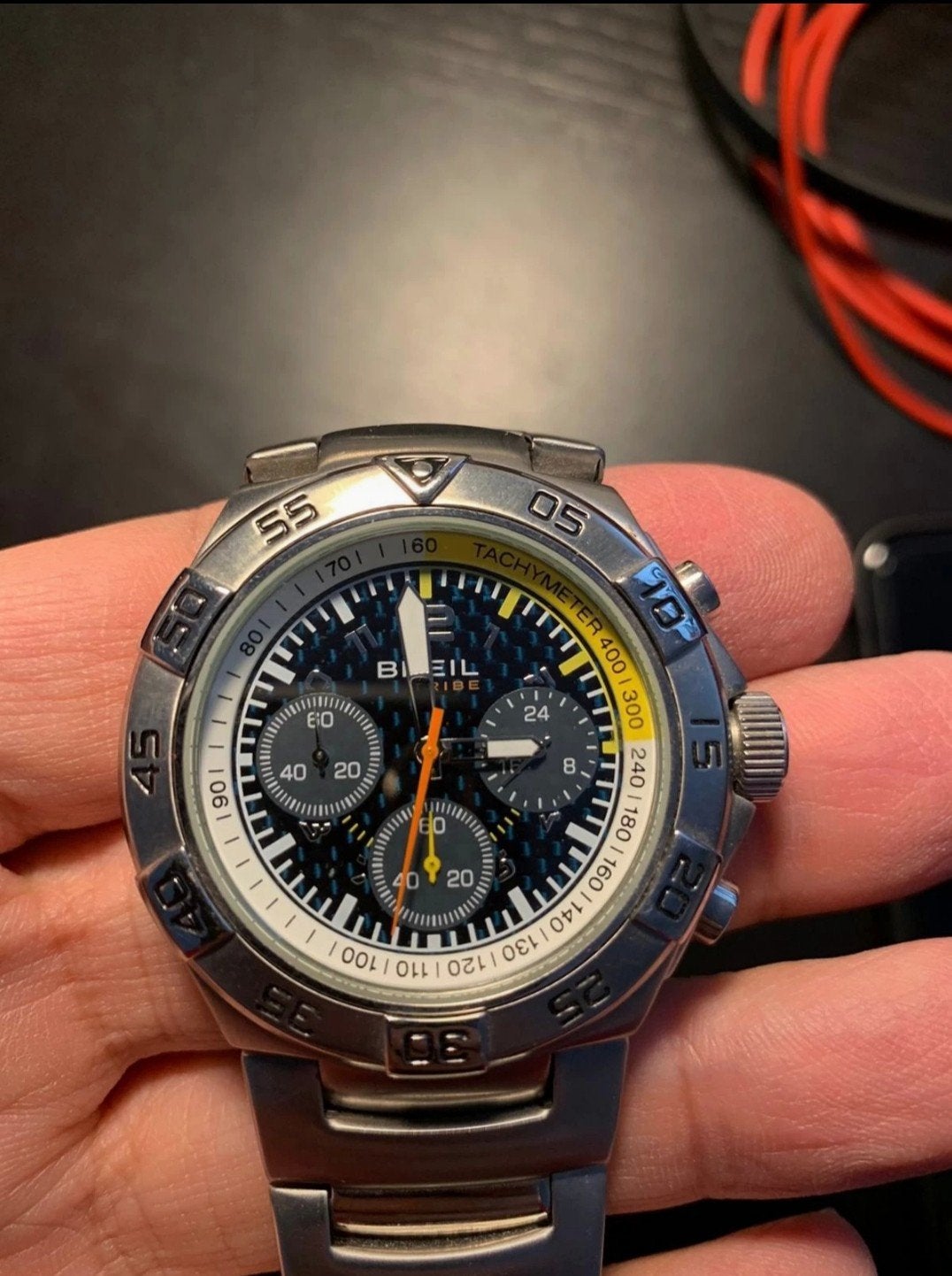 Breil TW0237 Tribe Perfecte staat, Ophalen of Verzenden, Zo goed als nieuw, Waterdicht, Grijs