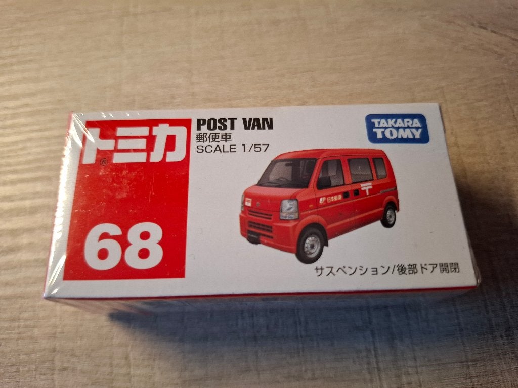 Tomica 68 - Suzuki Every Post Van [rood] 1/57 MIB, Ophalen of Verzenden, Nieuw, Auto