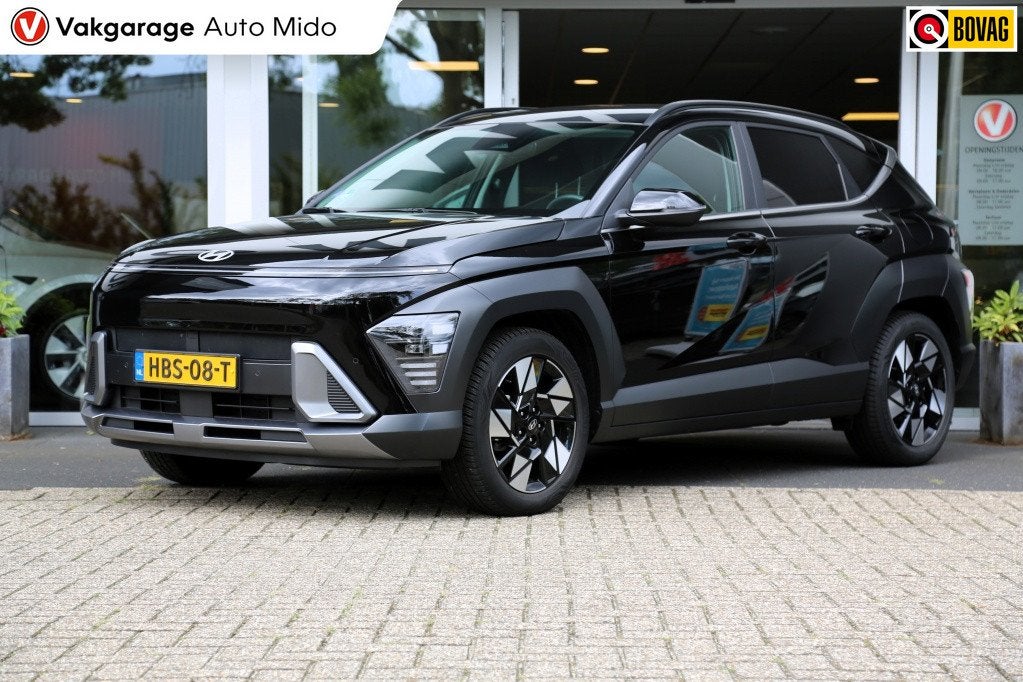 Hyundai KONA 1.6 GDI HEV Hybride Automaat Comfort Smart | Tr, Auto's, Gebruikt, Zwart, Origineel Nederlands, 93 pk