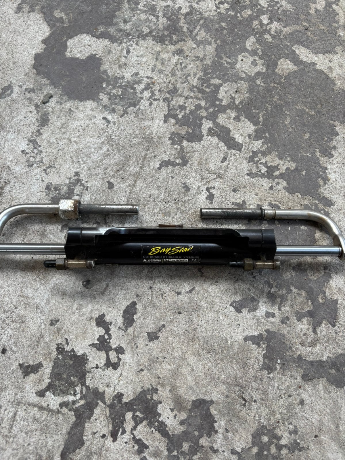 Baystar stuurcilinder buitenboordmotor, Watersport en Boten, Bootonderdelen, Ophalen, Gebruikt, Motor en Techniek, Zeilboot of Motorboot