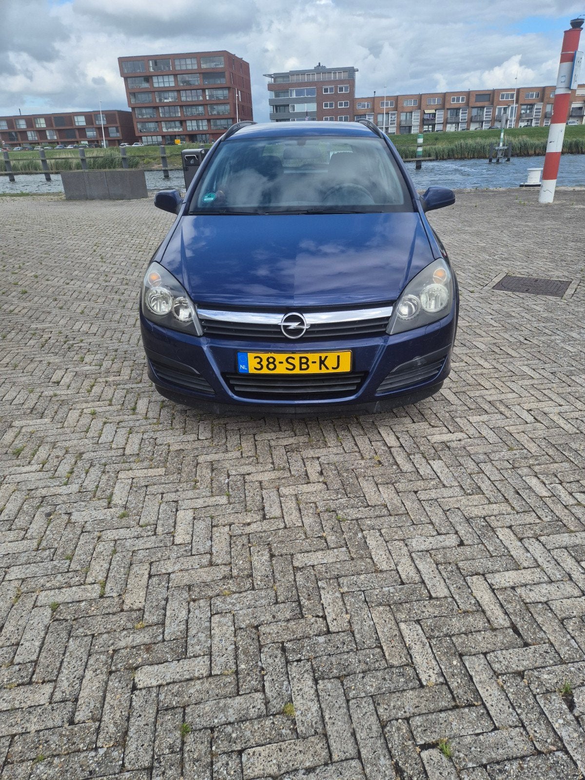 Opel Astra 1.6 16V St.wgn. Easytronic 2005 Blauw, Auto's, 4 cilinders, Blauw, Origineel Nederlands, Stationwagon