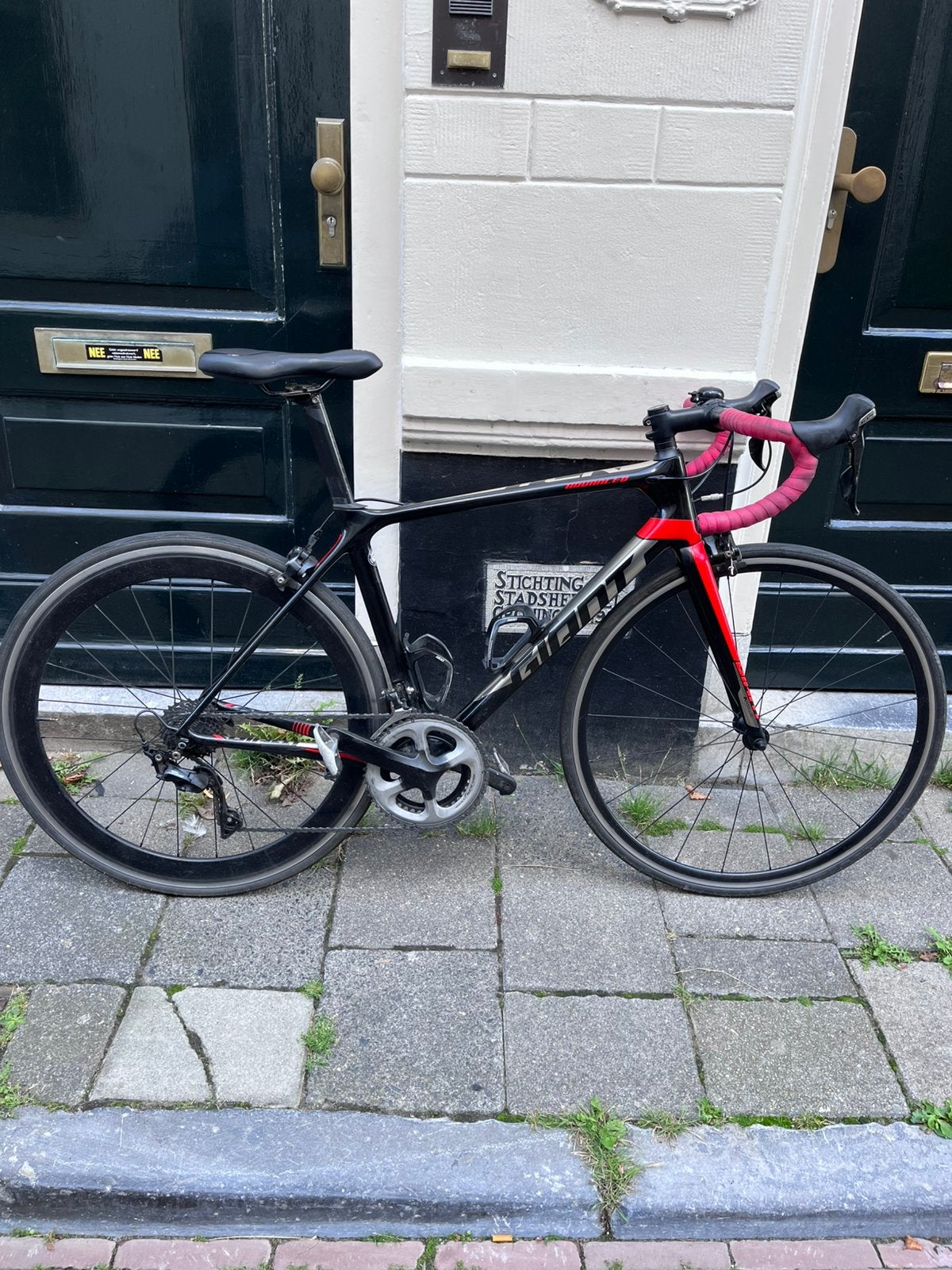 Giant TCR Advanced Carbon Racefiets, Fietsen en Brommers, Ophalen, Carbon, Giant, Zo goed als nieuw