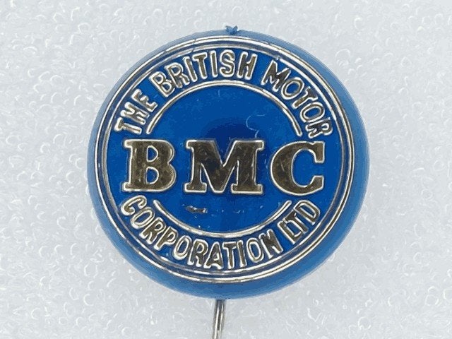 SP1899 Speldje BMC The British Motor Corporation Ltd blauw, Ophalen of Verzenden, Gebruikt, Overige onderwerpen