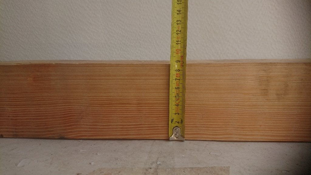 Mooie robuuste houten balk, Ophalen, Gebruikt, Grenen, 50 mm of meer