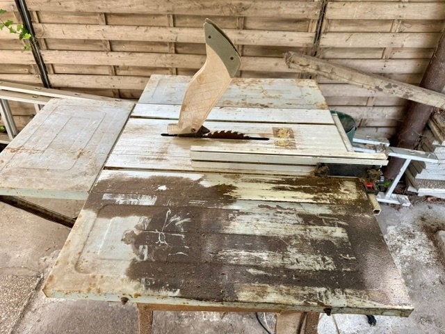 MX Power Tafelcirkelzaag / Zaagtafel 1800W (Werkt perfect), Doe-het-zelf en Verbouw, Gereedschap | Zaagmachines, Ophalen, Gebruikt