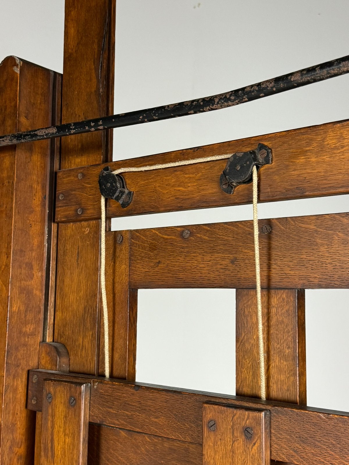 XL schildersezel eiken antiek, Hobby en Vrije tijd, Schilderen, Ophalen, Zo goed als nieuw, Ezel