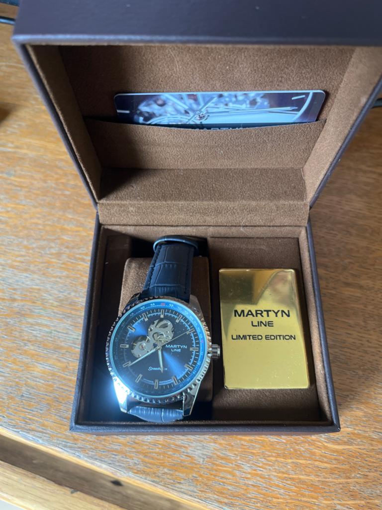 Martyn Line Limited Edition Automatisch Horloge, Sieraden, Tassen en Uiterlijk, Horloges | Heren, Nieuw, Polshorloge, Overige merken