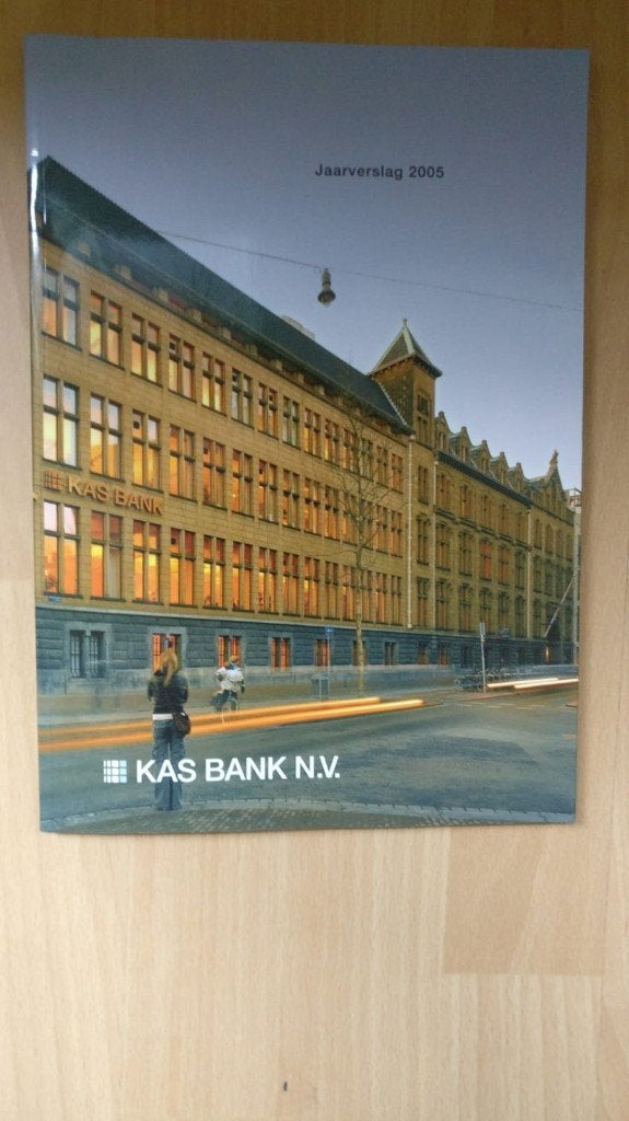Jaarverslag Kas Bank N.V. 2003 en 2005, Ophalen of Verzenden, Gelezen, Overige wetenschappen