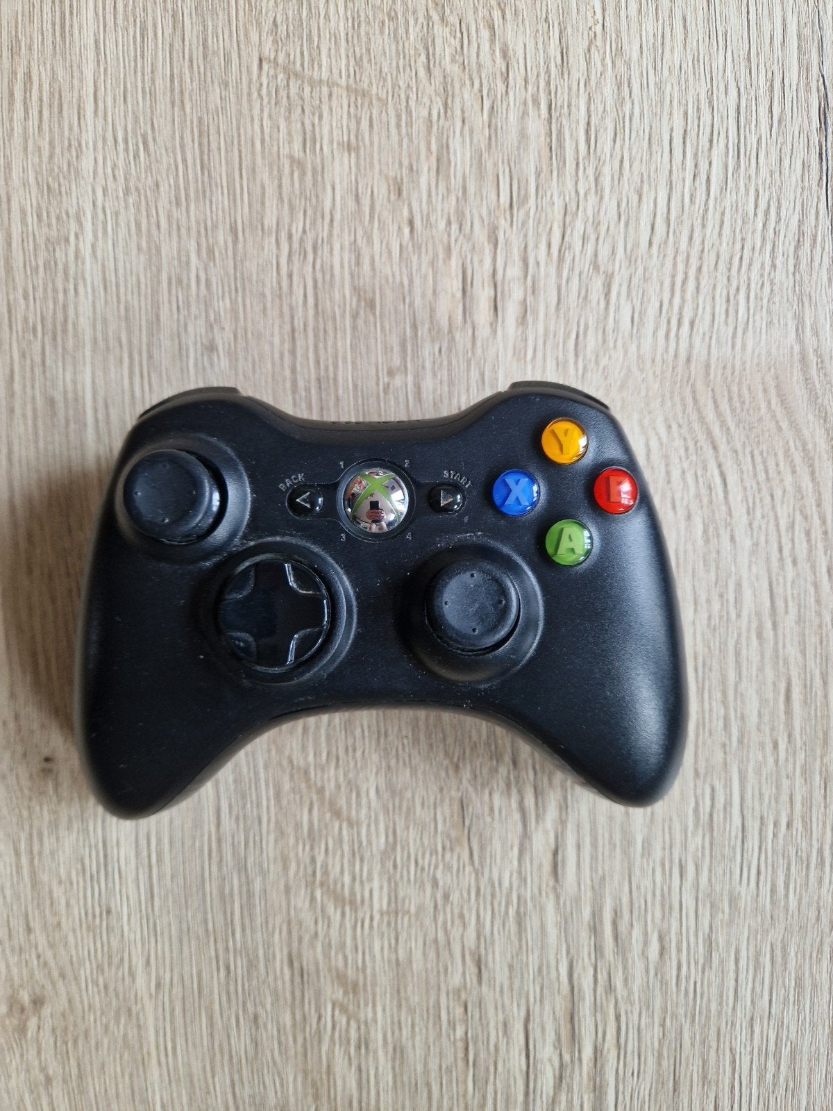 Xbox 360 Controller - Draadloos Zwart, Gebruikt, Ophalen of Verzenden, Controller, Xbox 360