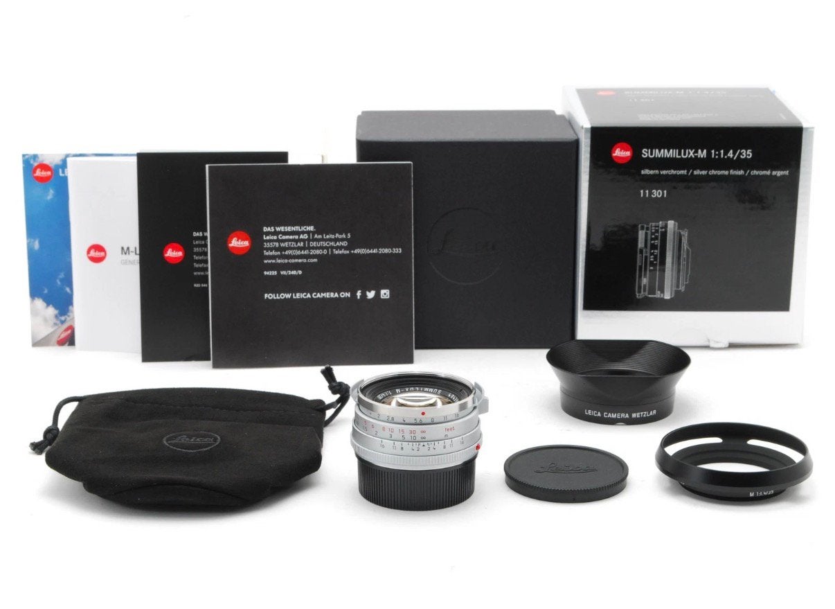 Nieuw Leica Summilux M 35mm 1.4 Steel Rim 11301 35 mm Lens, 35 mm, Nieuw, Leica, Leica M-mount