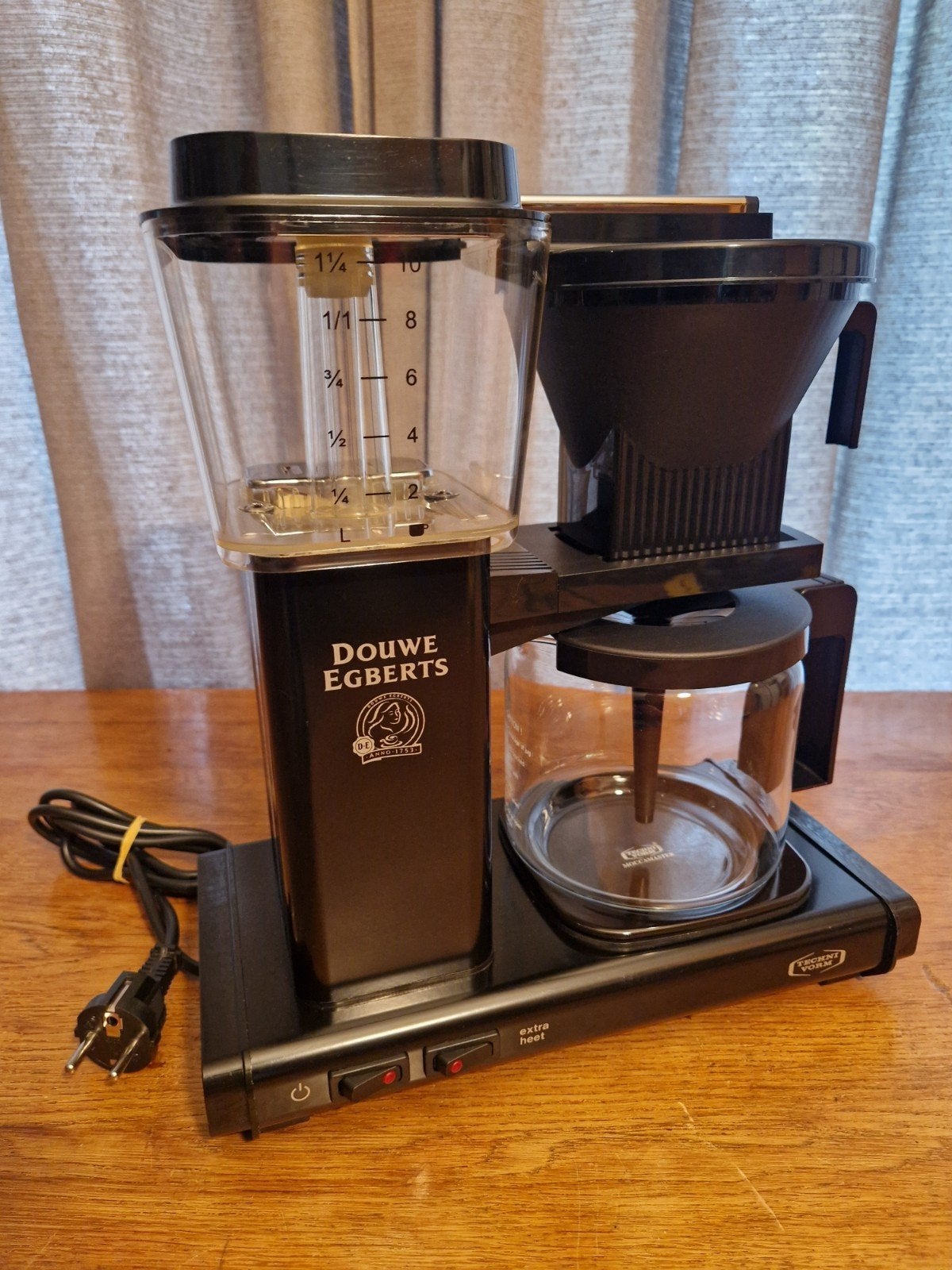 Douwe Egberts Technivorm Moccamaster, ZGAN, De technivorm, Koffiemachine, Ophalen of Verzenden, Zo goed als nieuw