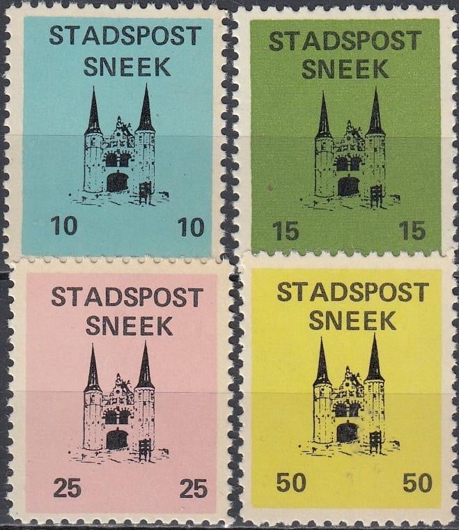 Nederland- SP-11- Stads-Post Sneek- 1970- Waterpoort- P, Verzenden, Na 1940, Postfris