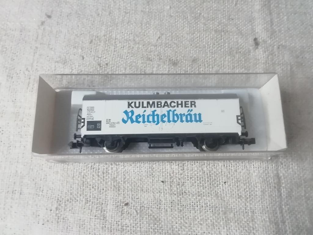Fleischmann Spur N Bierwaggon Kulmbacher Reichelbräu, Gelijkstroom, Verzenden, Fleischmann, Wagon