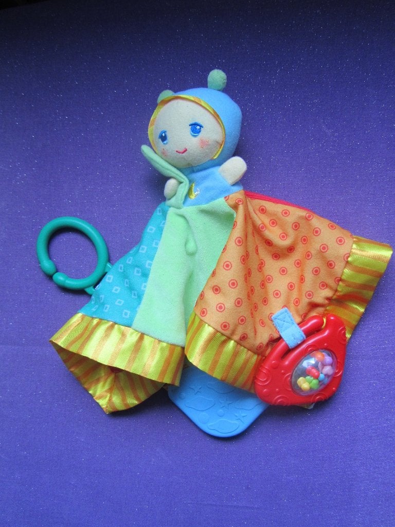 PLAYSKOOL Knuffeldoekje POPJE - VLINDER UIT 2009 **Nieuw**, Overige merken, Overige typen, Nieuw, Ophalen of Verzenden